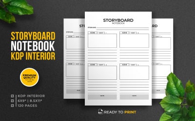 Storyboard Notebook KDP belső