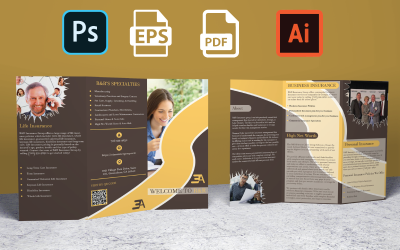 Call Center Trifold Brochure Szablon - Trifold Brochure