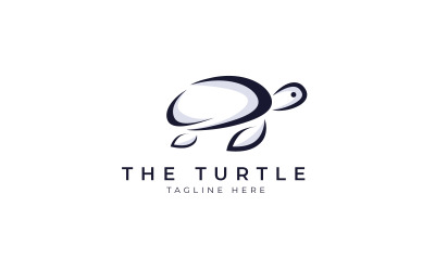kaplumbağa logo tasarım şablonu