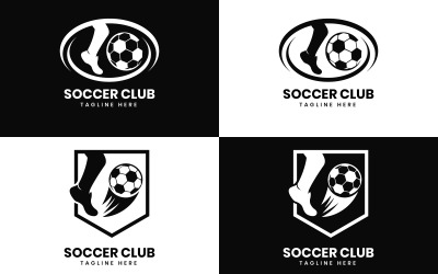 ontwerpsjabloon voor voetbalclub logo gratis