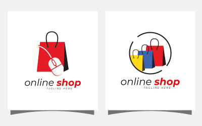 Šablona návrhu loga internetového obchodu