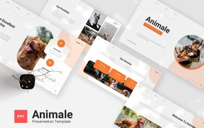 Animale - Plantilla de PowerPoint para el cuidado de mascotas