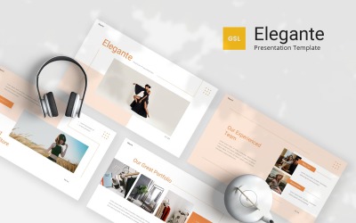 Elegante - Google Slides-Vorlage für Mode