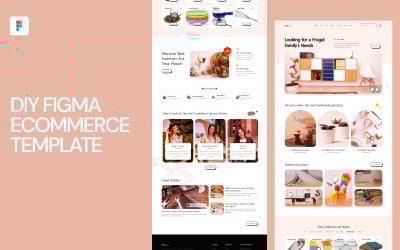 Modello di e-commerce Figma fai da te