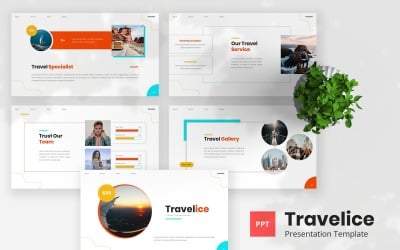 Travelice - Шаблон Powerpoint для путешествий