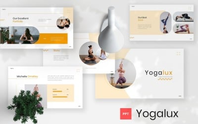 Yogalux - Modello PowerPoint di Yoga