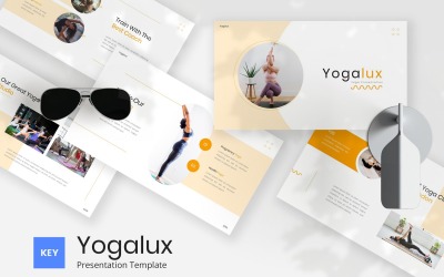Yogalux – Yoga Keynote sablon