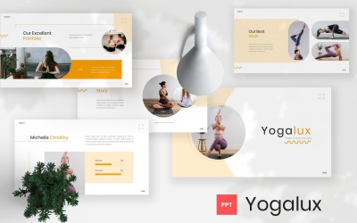 Yogalux - Yoga PowerPoint-sjabloon