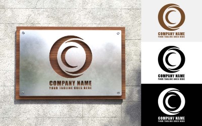 Arquitectura y Construcción Diseño de Logotipo con Letra C-Identidad de Marca
