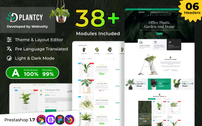 D Plantcy Mega Garden Plants Super Prestashop 1.7 Shop