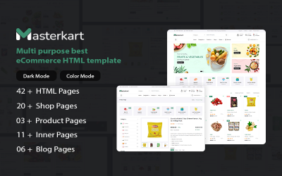 Masterkart - Mehrzweck-E-Commerce-HTML-Vorlage.