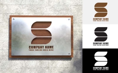 Mimarlık ve İnşaat S Harfi Logo Tasarım-Marka Kimliği