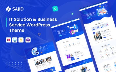 Sajid - Thème WordPress pour startups et solutions informatiques