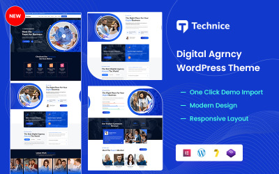 Technice - Tema WordPress per agenzia digitale