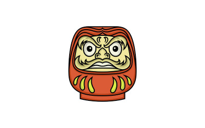 Japon Daruma Bebeği Logo Tasarlamak