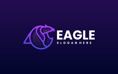 Стиль логотипа Eagle Line Art 1