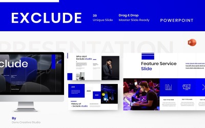 Exkludera – PowerPoint-mall för företag