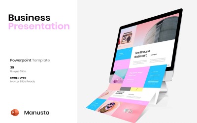 Manusta – Бізнес шаблон PowerPoint