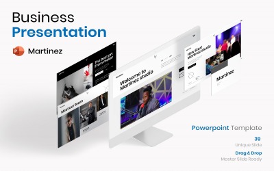 Мартинес – Бизнес Шаблоны презентаций PowerPoint