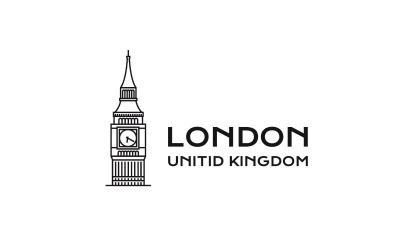 Hat Sanatı Big Ben Logo Tasarım Vektör Şablonu
