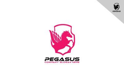 Design de logotipo mínimo da Pegasus