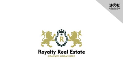Royalty Real Estate Logo Template