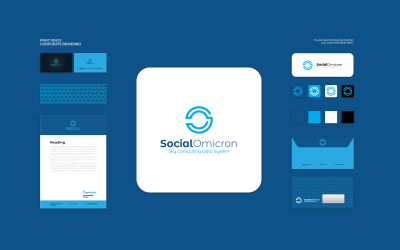SO Letters Logo Technologie Branding | Sjabloon voor bedrijfsidentiteit