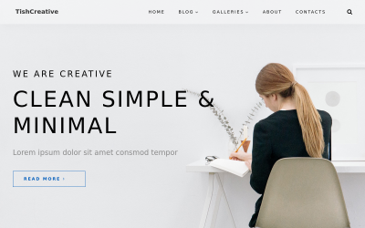 TishCreative - Tema WordPress Agência Criativa