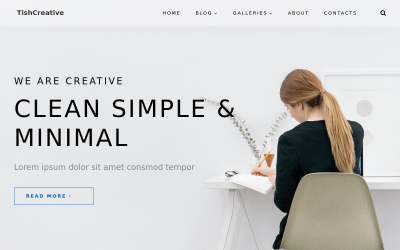 TishCreative - Тема WordPress для креативного агентства
