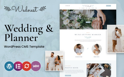 Wednest - WordPress-tema för bröllop och evenemang