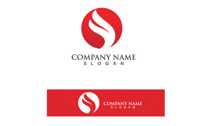 Brand Logo Sjabloon Vlam Pictogram Vector V40