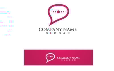 Bubble Chat Social Template 1