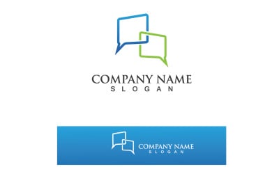 Bubble Chat Social Template 6