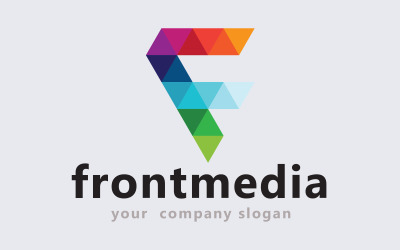 Front Media - літера F логотип