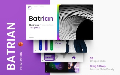 Batrian – Biznes Szablony prezentacji PowerPoint