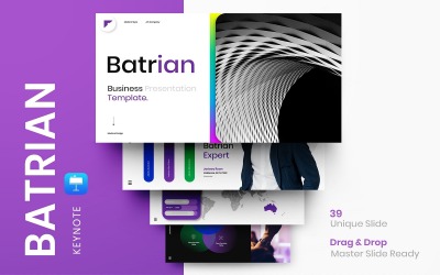 Batrian — шаблон бизнес-презентации