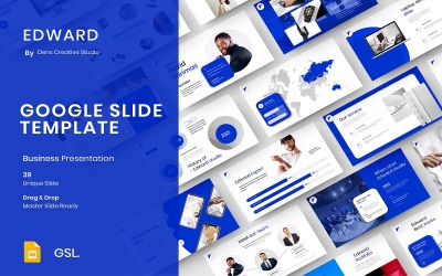 Edward – Biznesowy szablon slajdu Google