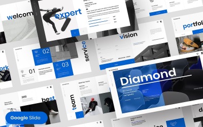 Gyémánt – üzleti Google diasablon