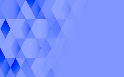 Kék, Fehér és Arany Geometriai Mintás Háttérrel