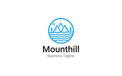 Mountain Mounthill Logo Design Template