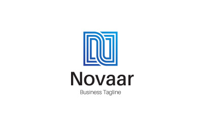 Plantilla de diseño de logotipo N Letter Novaar