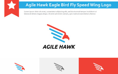 Agile Hawk Eagle Bird Fly Speed Wing Proste logo