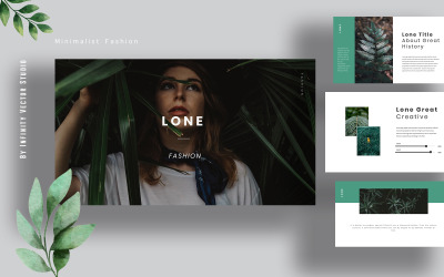 Lone Creative Google Slides-sjabloon