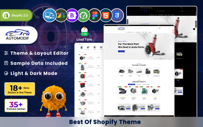 Automodif - Mega Parçalar Shopify 2.0 Duyarlı Tema.