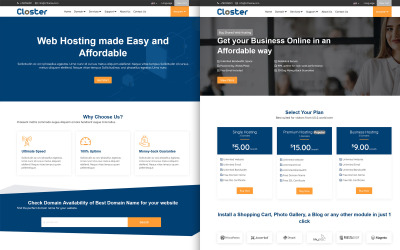 Closter WHMCS e modello HTML