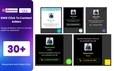 Fai clic per contattare il plug-in WordPress per Elementor