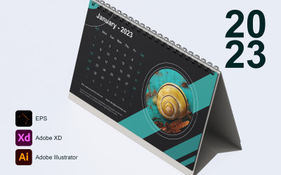 Kalender 2023 Sjabloon 13 - Zondag