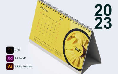 Kalender 2023 Sjabloon 15 - Zondag