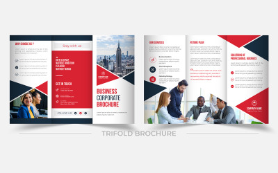 Modello di brochure a tre ante aziendale | Modello moderno di affari creativi