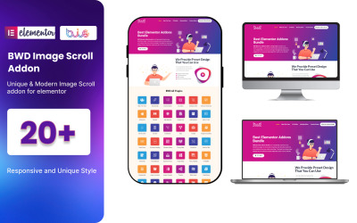 Плагін Image Scroll WordPress для Elementor